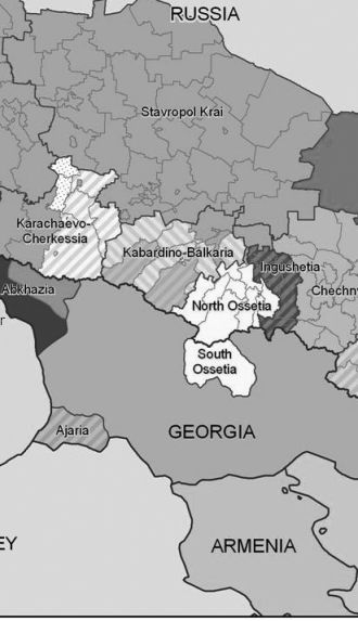 Etnisk kort Kaukasus