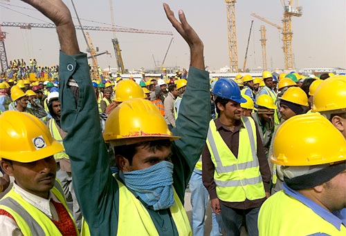 Arbejdere i strejke i Saudi-Arabien