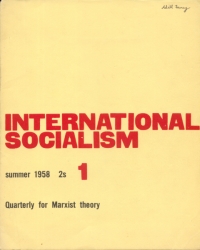 [ International Socialism (1st series) nr. 1 ]